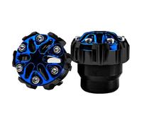 PENCHEAK Lega di alluminio Del Motociclo Forcella Cup Leggero Per Pendolarismo Miglioramento Della Durata Miglioramento 2pcs Lega di Alluminio Moto Crash Cup Modifica Accessori