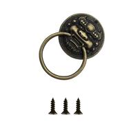 PENCHEAK Metallo singolo foro Creatura Testa Governo Maniglia Vintage Solid Hardware per Mobili Miglioramento