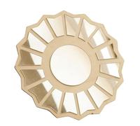 PENCHEAK Moderna cornice rotonda in legno acrilico cosmetico a specchio da appendere alla parete Vanity specchio per gli appassionati di trucco decorazione domestica camera da letto toeletta