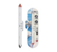 PENCHEAK Penna a sfera con punta fine da 0,5 mm, per scuola, colore: bianco | Per studenti e artisti Scrivere Disegno Scuola Uffici Note Fare schizzi compiti a casa