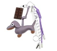 PENCHEAK PU Keyring Chocolate Keychain Chiave Catene Castano BASSATTO NYLON ROPE KeyHolditers Per Le Decorazioni Dello Zaino Per Sacchetti Per Cani Sacchetti Per Cani Gustcinetto Cioccola
