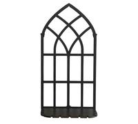 PENCHEAK Scaffali A Galleggiante In Legno Scavato Retrò Con Cornice Per Finestre Vintage A Parete Portata Parete Per Cristalli Supporto Casa Decoro.