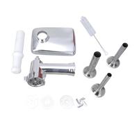 PENCHEAK Set completo di macinazione della carne Tubo di riempimento Piastre intercambiabili Grinder Attacco Metallo Per Stand Mixer Tritacarne Per Uso Domestico