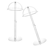 PENCHEAK Supporto per cappelli in acrilico con struttura per riporre e presentare in modo efficiente il cappello, regolabile, Misura unica, come descritto
