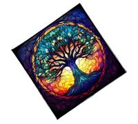 PENCHEAK Tarocchi Tovaglia Cerchi Pattern Albero Astrologia Altari Tessuto Divinazioni Tavolo Tavolo Stregoneria Alimentazione del Circolo Tarochi Tanici Tanici Tangotettestri