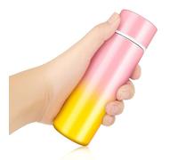 PENCHUAN Mini thermos da 150 ml, piccola borraccia da viaggio, portatile, piccola bottiglia termica per bevande, bottiglia d'acqua (sfumatura di colore)