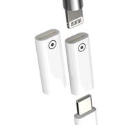 Pencil 1st Generazione Caricatore Connettore Per Apple(2 Pack) Adattatore Lightning Femmina A USB C Per IPhone MFI Certified Type C Cavo Per iPad Pro Da Penna Matita Ricarica Sostitutivo