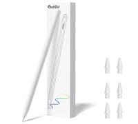 Pencil 2nd Generation 8 minuti Fast Charge Stylus Pen per Apple iPad con Palm Compatibile con Apple iPad Pro 2018-2024 11"/12,9"/M4, iPad Air 3/4/5/M2, iPad 6-10, iPad Mini 5/6 Gen Bianco