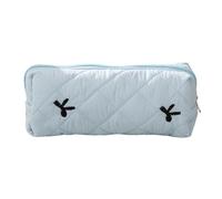Pencil Bag, Bow Tie Pen Pouch, School Supplies Case, Zipper Closure Sturdy Spacious Interior Multiple Compartments Portable for Students, 8.07x2.56x3.35 Inches