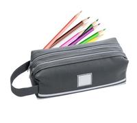Pencil Bag for Students Double-Layered - Stationery Organizer Pouch Pencil