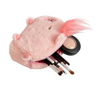 Pencil Bag - Plush, 20 x 12 x 5 cm Organizer Bag Capybara Design | Soft Storage For Pens, Pencils, Small Accessories, Decorative Plush Pencil Case For Students, Dorm, School, Travel, Cute Study