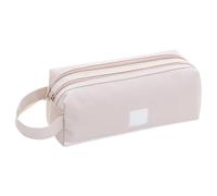 Pencil Bag with Zipper Large Capacity - Double-Layered Storage Pouch Pencil