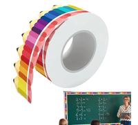 Pencil Bulletin Board Border Trim, 65ft Colored Pencil Cut Rolled Paper, Classroom Wall Border Decoration for Back to School Homeschool Teacher Supplies Decorative Edging Learning Space Displays