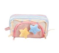 Pencil Case - 4.33 inch Large Capacity Pencil Bag with 8 Compartments, Stationery Organizer for Ruler, Eraser, Marker, Sticky Notes, Ideal for Students, Teachers, Travel, School, Christmas, Birthday
