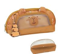 Pencil Case Cute, Large Capacity Organizer, Stationery Storage Bag, Zipper Closure Design, Lightweight Portable Build, Ideal for Student Use, Teen Girls, Boys School Needs and Daily Study Organization