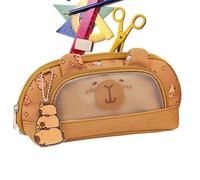 Pencil Case Cute Large Capacity, Pencil Bag Organizer, Portable Stationery Holder, Durable Zipper Closure, Stylish Design (Multiple Colors), for Students Teens Girls Boys School Storage Solution