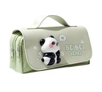 Pencil Case - Cute Panda | Capybara Pen Holder | School Supplies Bag For Girls Kids Women With Stress Relief Squeeze Toys, Large Stationery Organizer For Students Classroom Office Birthday Gift