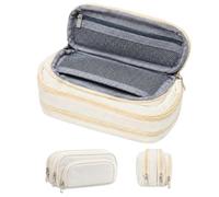 Pencil Case Pouch, Multi Compartment Stationery Organizer, Large Capacity S