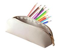 Pencil Case PU Leather Portable Large Capacity Stationary Bag Pencil Bag