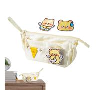 Pencil Case, Wide Opening Pencil Pouch, Pen Storage Case, Bear Pencil Case, Lightweight Pencil Pouch, Pencil Case with Handle, Stationery Organizer, Pencil Organizer per studenti,