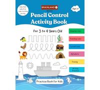 Pencil Control Activity Book for 3 to 4 Years Old - Practice Book for Kids - Helps Kids Take First Step in Writing Journey