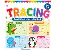 Pencil Control Activity Book for Kids Ages 3-6: Fun Tracing Workbook for Preschoolers & Kindergarteners | Lines, Curves, Zig-Zags & Patterns for Fine Motor Skills & Early Handwriting Practice