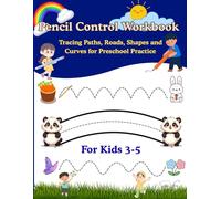 Pencil Control Workbook for Kids Ages 3-5