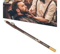 Pencil di Barbiere, Matita per la Matita per Riempitivi per Barba con Strumento di Styling a Forma di Affitto, a Lunga Durata della Barba, a Prova di Sudore D'acqua (Marrone scuro)