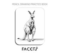 Pencil Drawing Practice Book - Facets: Mastering Geometric Wildlife, Polygonal Shading, and Technical Graphite Rendering