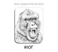 Pencil Drawing Practice Book - Riot: Mastering Predatory Anatomy, Hyper-Realistic Wildlife Textures, and Advanced Graphite Shading