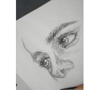 Pencil Drawing Sketchbook: Large 8.25 x 11 Blank Sketchbook for Pencil Sketching, Drawing, Doodling, Shading, Illustration, and Art Practice