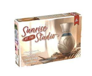Pencil First Games: Sunrise at The Studio Ceramic Collection and Drafting Board