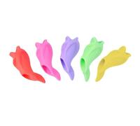 Pencil Grips - Handwriting Training Anti-Slip Pencil Grips Set Of 5 | Pencil Grips For Kids | Dolphin Silicone Writing Posture Aid For Classroom Homeschool Kindergarten Writing Practice
