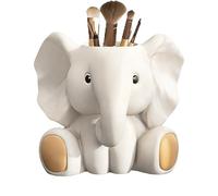 Pencil Holder For Desk, Elephant Storage Room Decor, Elephant Shaped Pen Holder, Pen Organizer Pencil Holders Desk Decor For Makeup Brush Marker Kids Students Teachers Home Bedroom Office School