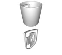 Pencil Holder for University of New Hampshire Official UNH Colors Desktop