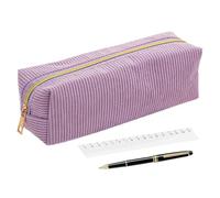 Pencil Picche - Field Pencil Closure, Stationery Organizer con chiusura lampo, progettato con una robusta cerniera a due teeth, che funziona senza intoppi., Viola, vedi descrizione, Vedi descrizione