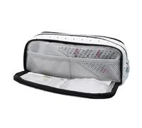 Pencil Pouch for Girls - Dot Large capacity Smooth Zipper Storage Bag