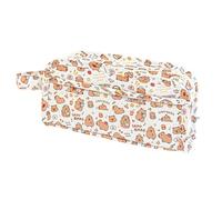 Pencil Pouch, Pencil Bag, Stationery Storage Bag, Multi-Layer Pencil Organizer, Cartoon Capybara Design Sturdy Material Portable and Lightweight Keeps Stationery Organized for School or Art Supplies