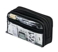 Pencil Pouch, Portable Pen Case, Big Capacity Pencil Case, Aesthetic Pencil Pouch, Pen Pouch with Compartments, Stationery Storage Bag, Pencil and Pen Organizer, Large Capacity Pen Pouch, Pencil Case