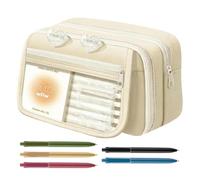 Pencil Pouch with Compartments 9 Layer Cute Pen Bag compartments storage