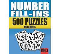 Pencipuzzle Books Number Fill-Ins (Tascabile)