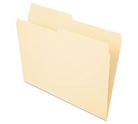 Pendaflex Cartelle di file, formato lettera, Manila, 1/2 taglio, 100/BX (752 1/2), lettera