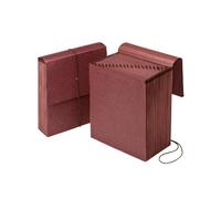 Pendaflex Raccoglitore verticale rinforzato Alpha A-Z/21 tascabile, formato lettera, 1 ciascuno (14000), fibra rossa