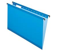 Pendaflex SureHook Cartelline sospese rinforzate, dimensioni legali, blu, taglio 1/5, 20/BX (6153 1/5 BLU)