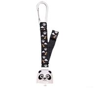 Pendaglio Rumoroso per ferro per Sicurezza Trekking Pendaglio | Striscia magnetica integrata, per silenzio per istantaneo, ideale città, alluminio, compatto(White)