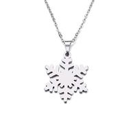 Pendant Elegant Lover's Snow Gold And Silver Color Necklace Engagement Jewelry,Colour:Gold-Color (Color : Silver)