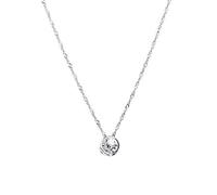 Pendant Elegant Shiny Zircon Invisible Transparent Thin Line Simple Choker Necklace Women Jewelry