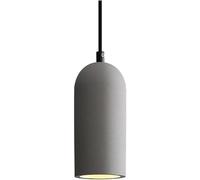 Pendant Light - Industrial Cement Chandelier Compatible with Dining Room Bar Living Room,Gray. Modern Hanging Lights, Lampadario