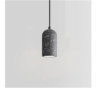 Pendant Light - Industrial Cement Chandelier Compatible with Dining Room Bar Living Room,Gray. Modern Hanging Lights, Lampadario