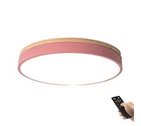 Pendant Light, Minimalist Promise Dimming LED Ceiling Light Fixture Color Macaron Ceiling Lamp Scandinavian Design Flush Mount Ceiling Lighting Energy Saving Round Panel Light for Bedroom, Living Roo